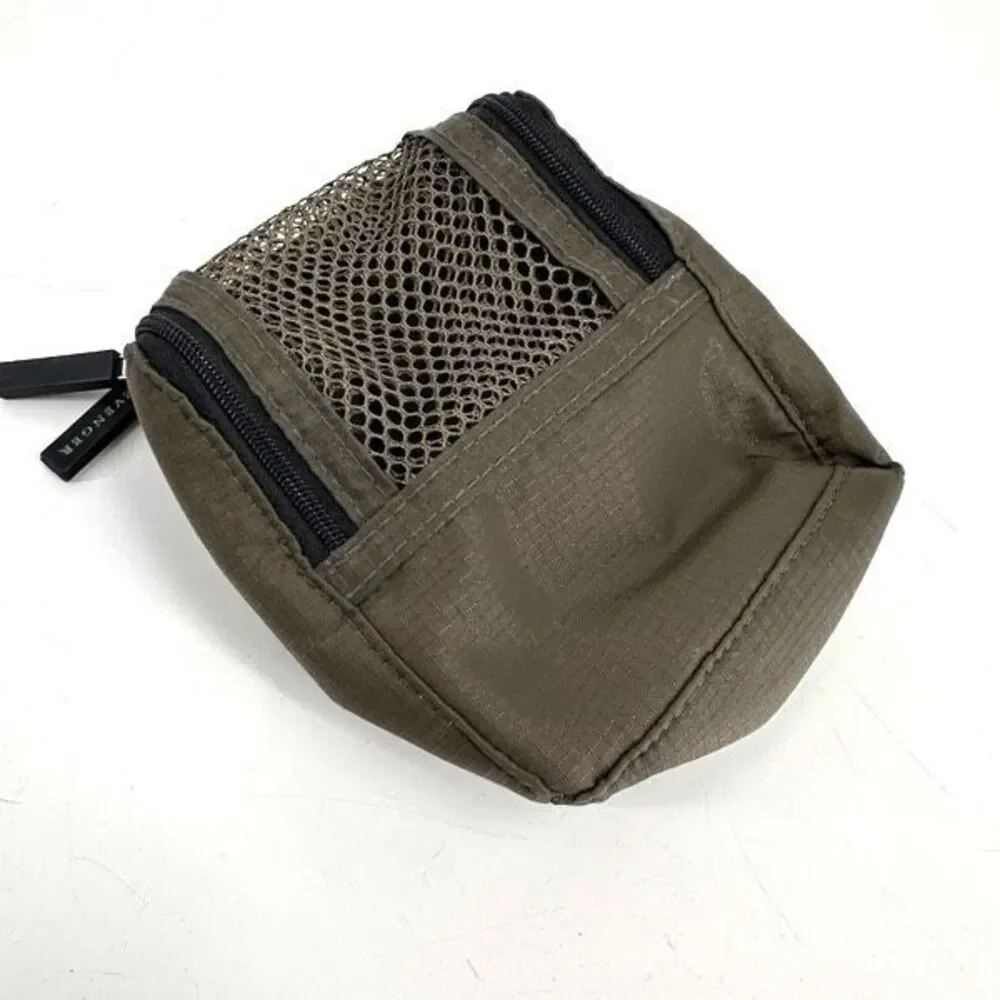 Levenger mini case green mesh‎ travel